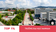 Trường đại học HANNAM - Top 1%  - Trường tư thục hàng đầu tại Hàn Quốc